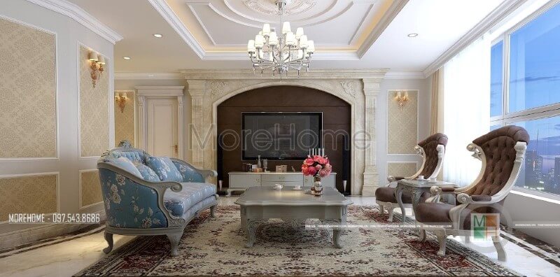 Nội thất chung cư tân cổ điển đẹp