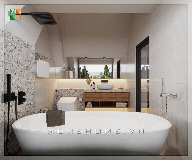 30 Hình ảnh thiết kế phòng tắm hiện đại, ấn tượng cho nhà chung cư| MoreHome