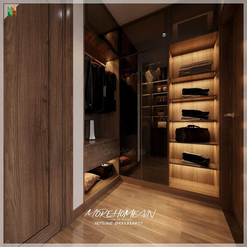 17 Mẫu thiết kế phòng thay đồ hiện đại, đẹp cho căn hộ chung cư| MoreHome